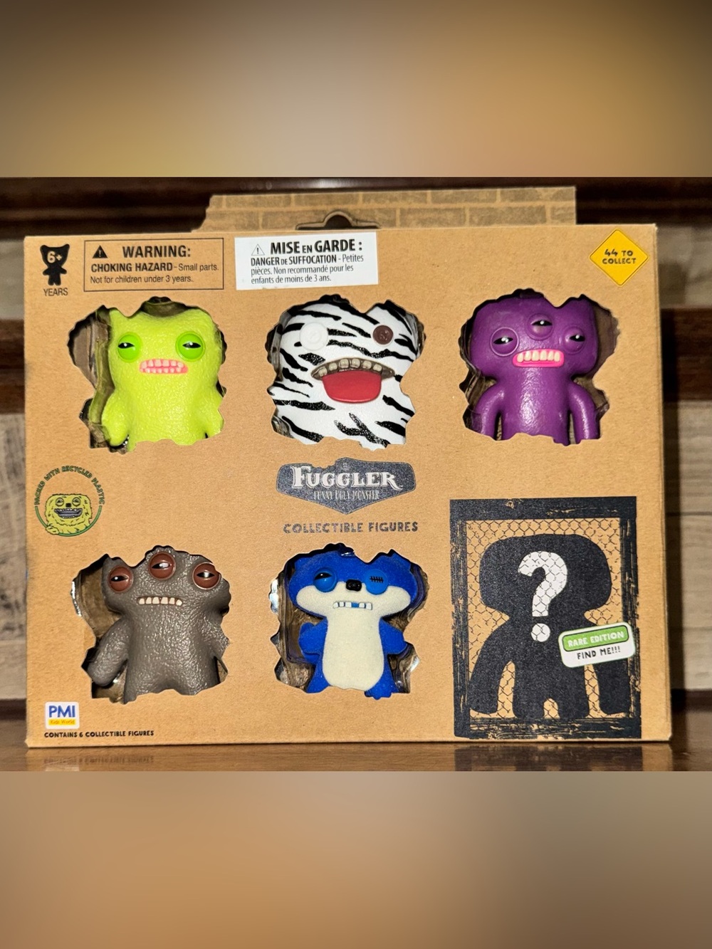 🥰 Fuggler Mini Collectible Figures 6-Pack Deluxe Box Set 1 Mystery Rare Edition